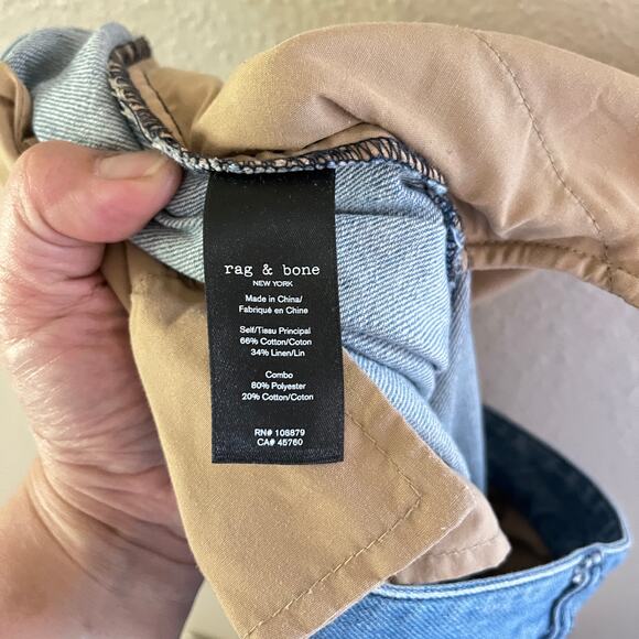 Rag & Bone Alex Tailored straight-leg denim pants - Picture 8 of 9